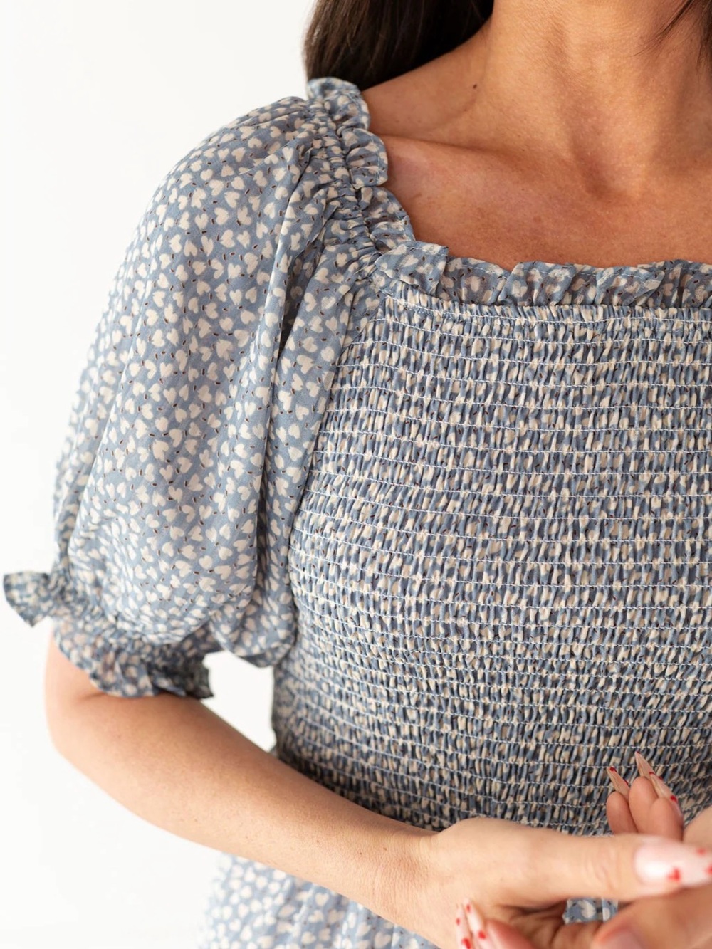 Printed Tiered Dress - Picture 4 of 4